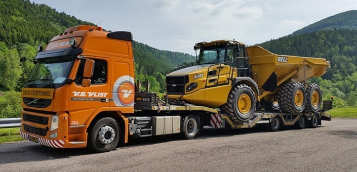 Transporte für übergroße Fracht